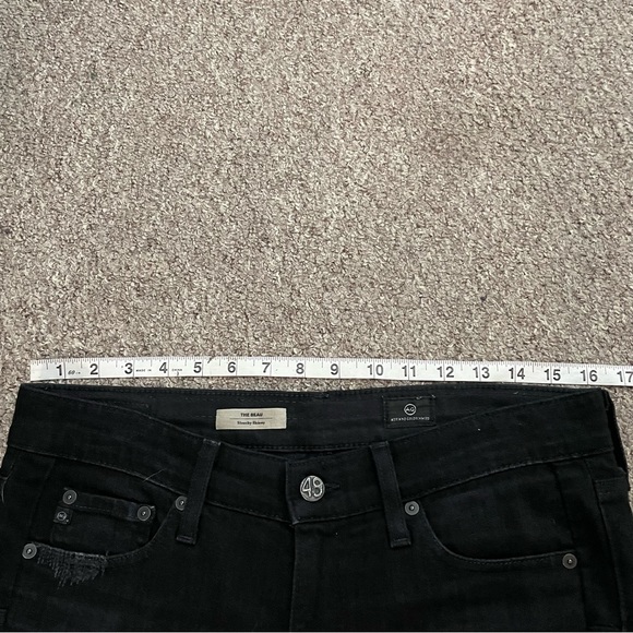 AG Adriano Goldschmied The Beau Slouchy Skinny Distressed Designer Jeans Size 28 - Picture 8 of 9